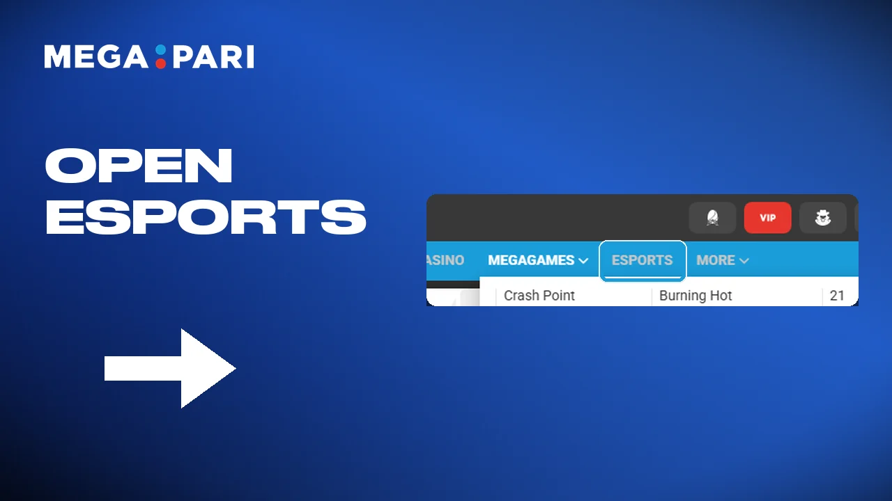 Open the esports tab in the app and scroll the matches
